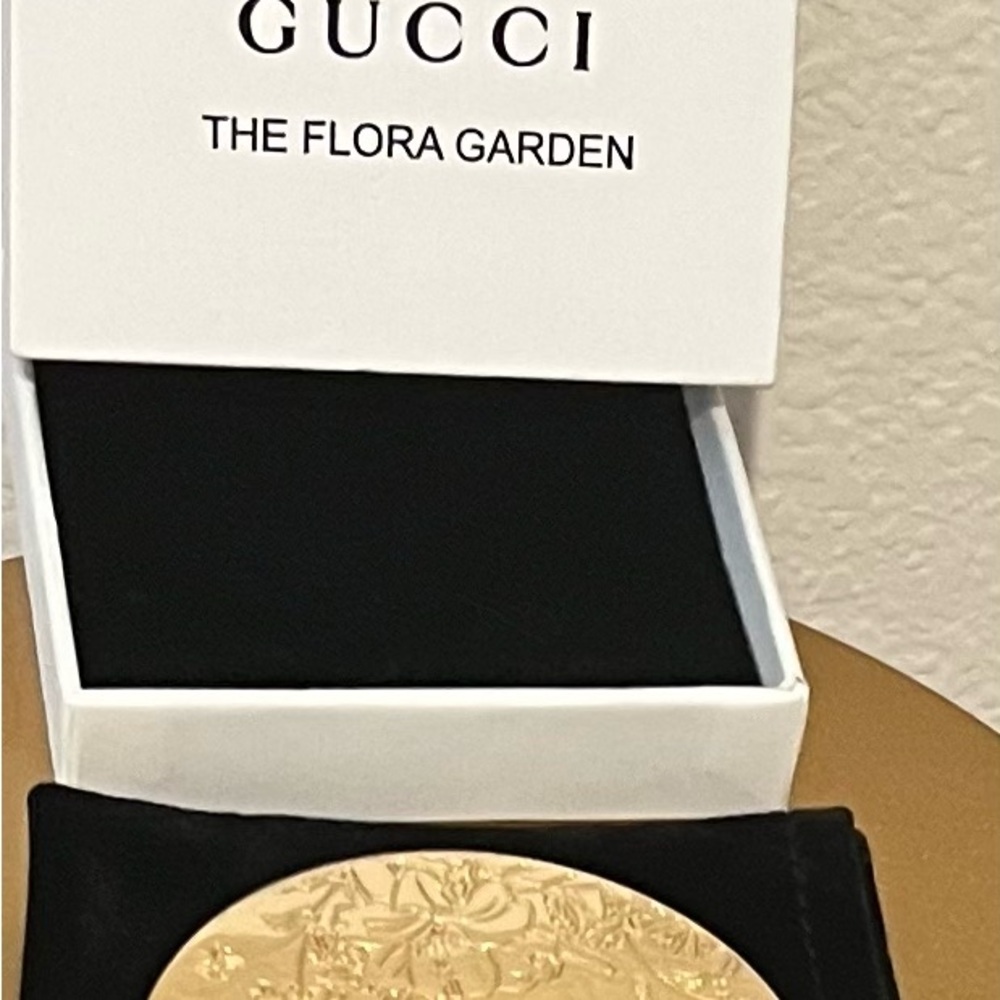 Gold Women's Compact Mirror